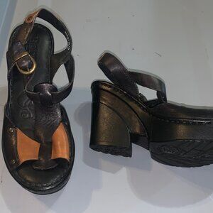 BORN Handcrafted Footwear Clog Sandals